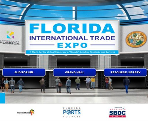 佛罗里达关闭成功的第一国际虚拟国际贸易展览会